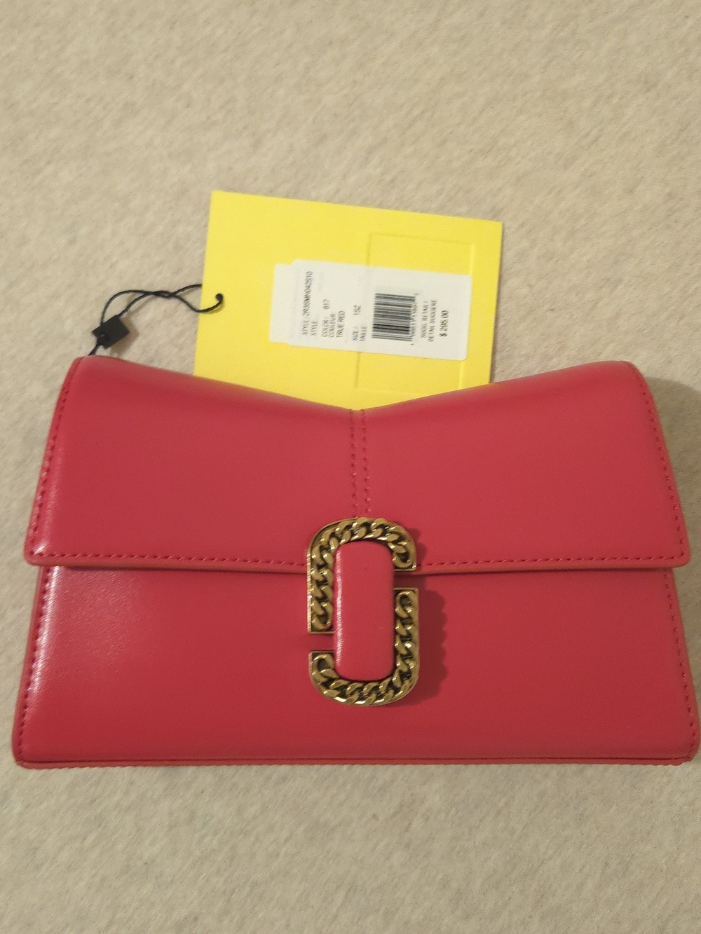 Marc Jacobs Red 'The St. Marc Chain Wallet' Bag
